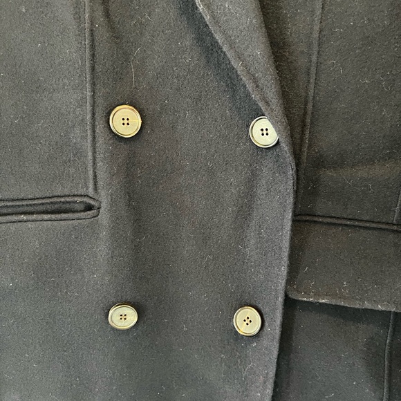 Double breasted wool coat - Picture 4 of 15